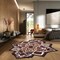 Homeroots 7 ft. Maroon & Gray Medallion Area Rug 396153 - alternate 4